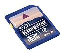 Kingston 4 GB SDHC Class 4 Flash Memory Card SD4/4GB
